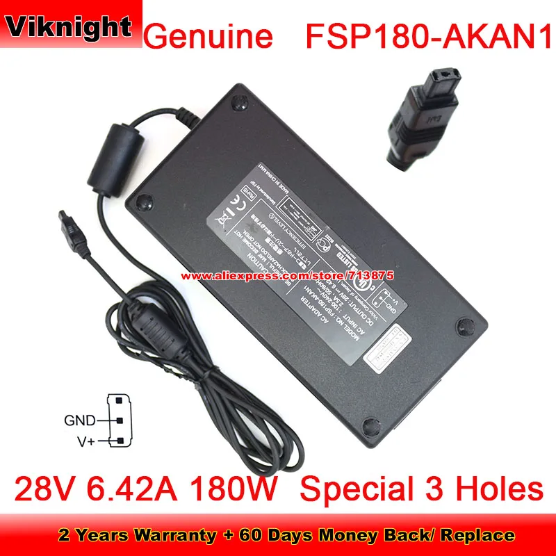 

Genuine 28V 6.42A 180W JVC FSP180-AKAN1 AC Adapter For GD-32X1 TV LCT2582-001A-H Special 3 Holes