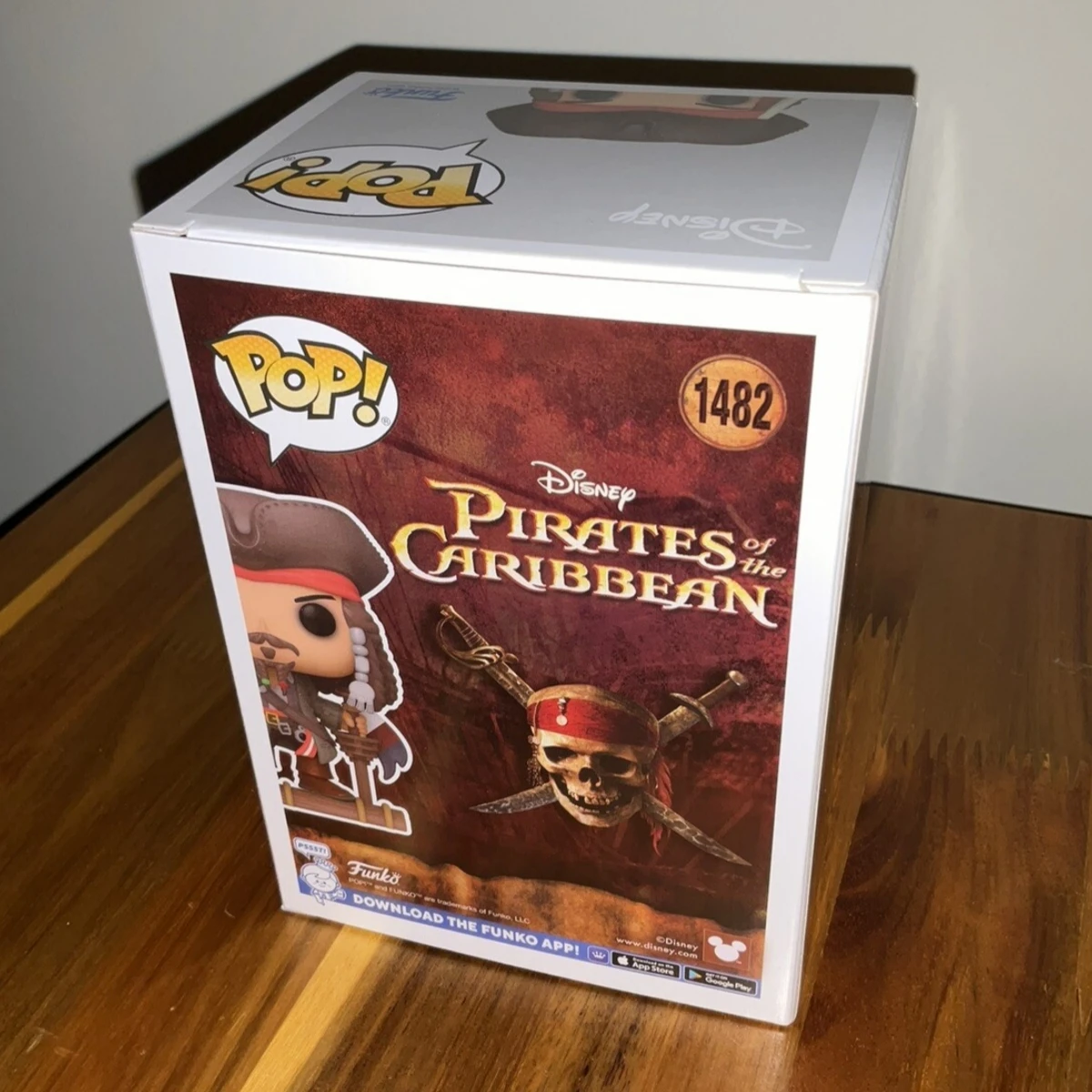 Disney Pirates of the Caribbean Jack Sparrow Figure #1482 Funko Pop Official Licensed Collectible Limited Edition Gift for Fans - view 4