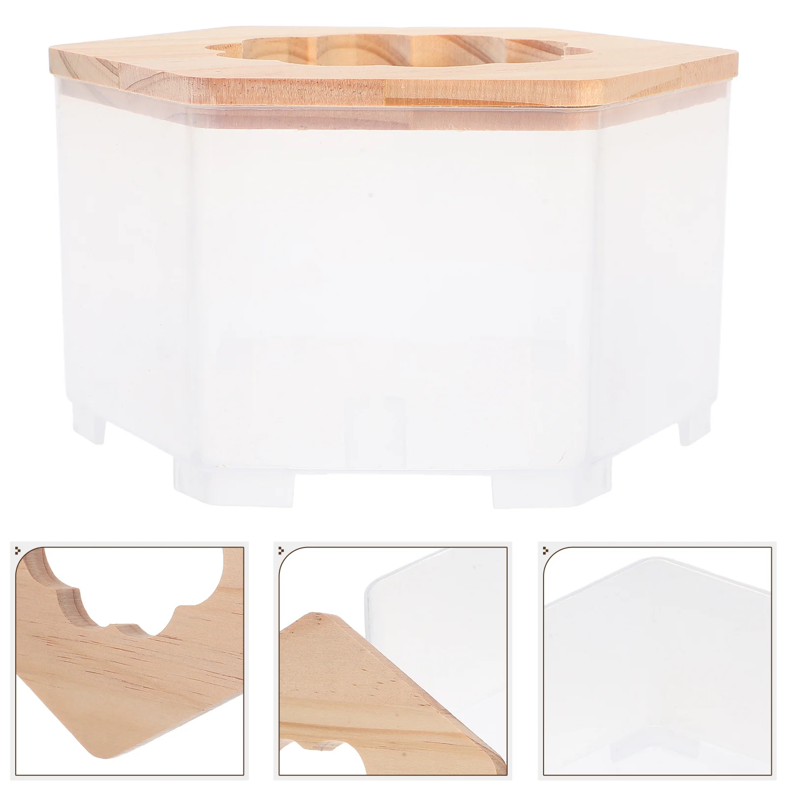 

Hamster Bath Tub Toilet Sand Bath Box for Gerbils Chinchillas Small Animal Cage Accessory Hamster Supplies Pet Shower Box