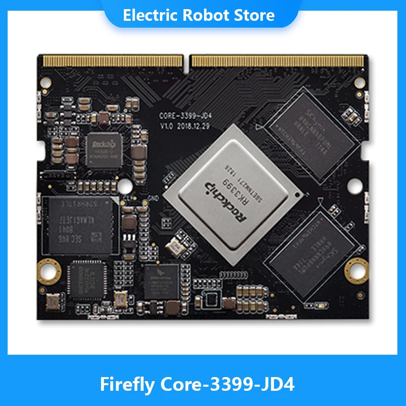 

Firefly Core-3399-JD4 RK3399 Six-core AI Core Board NPU Artificial Intelligence Edge Computing Android Linux Industrial Panel