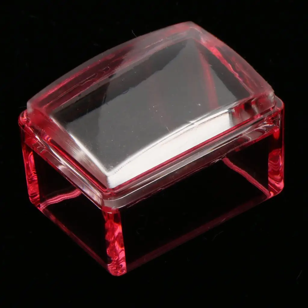 Силиконовый прямоугольный штамп со скребком, изображением пластины, маникюрные инструменты, набор для полировки «сделай сам»