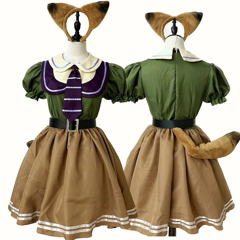 ชุดคอสเพลย์จูดี้ นิ สำหรับงานแสดงบนเวที ชุดเต็มแบบดั้งเดิมของจีน สำหรับผู้หญิงและผู้ชาย ทำจากโพลีเอสเตอร์ F...