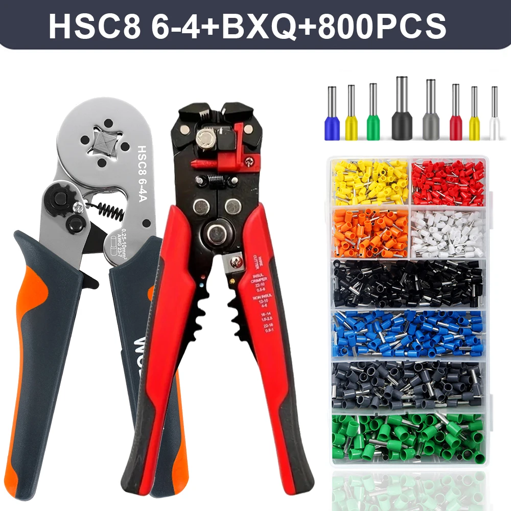 Professionele Elektricien Draad Gereedschap Kabel Draad Stripper Cutter Crimper Automatische Krimpen Striptang Beentje Krimptang