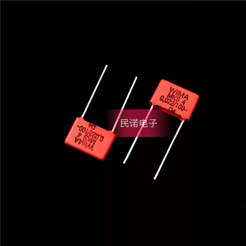 10-100pcs WIMA Audio Capacitor MKS4 100V 0.022UF 223 22NF Foot Distance 7.5mm in stock