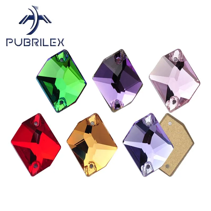 Pubrilex Cosmic Glitter Aufnähbare Strasssteine aus Glas mit abgeschrägten Kanten für Kleidungsstücke und Dekorationen – Detail 11