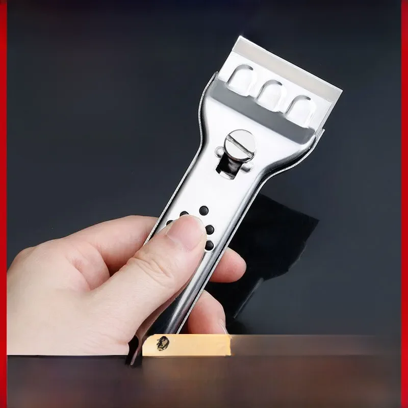 [Source Manufacturer] Multifunctional stainless steel cleaning spatula kitchen tile decontamination scraper wall floor cleaning