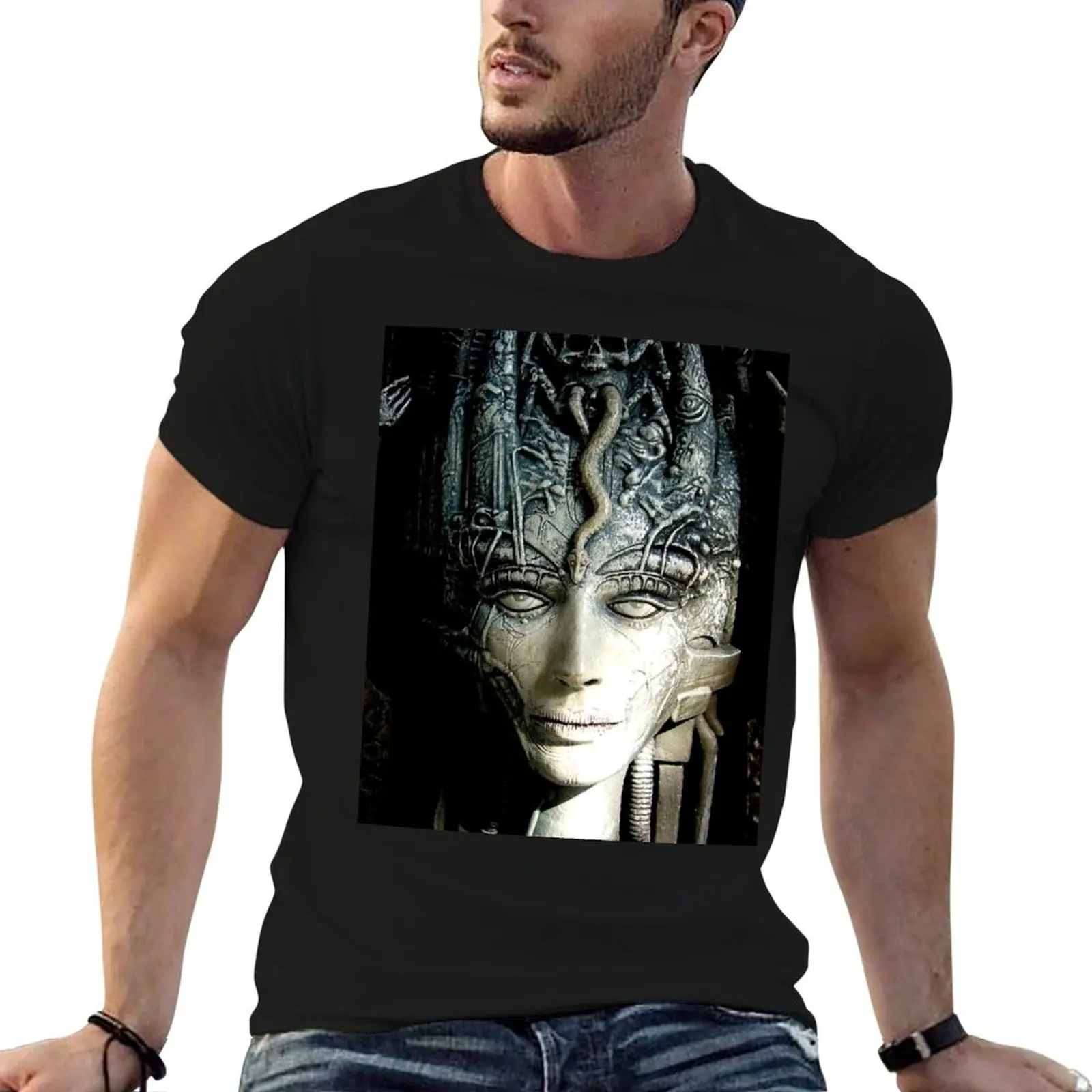 

H.R Giger - Li 1 - Art T-Shirt t shirts with prints mens graphic t shirts man t shirts for men casual T-Shirt