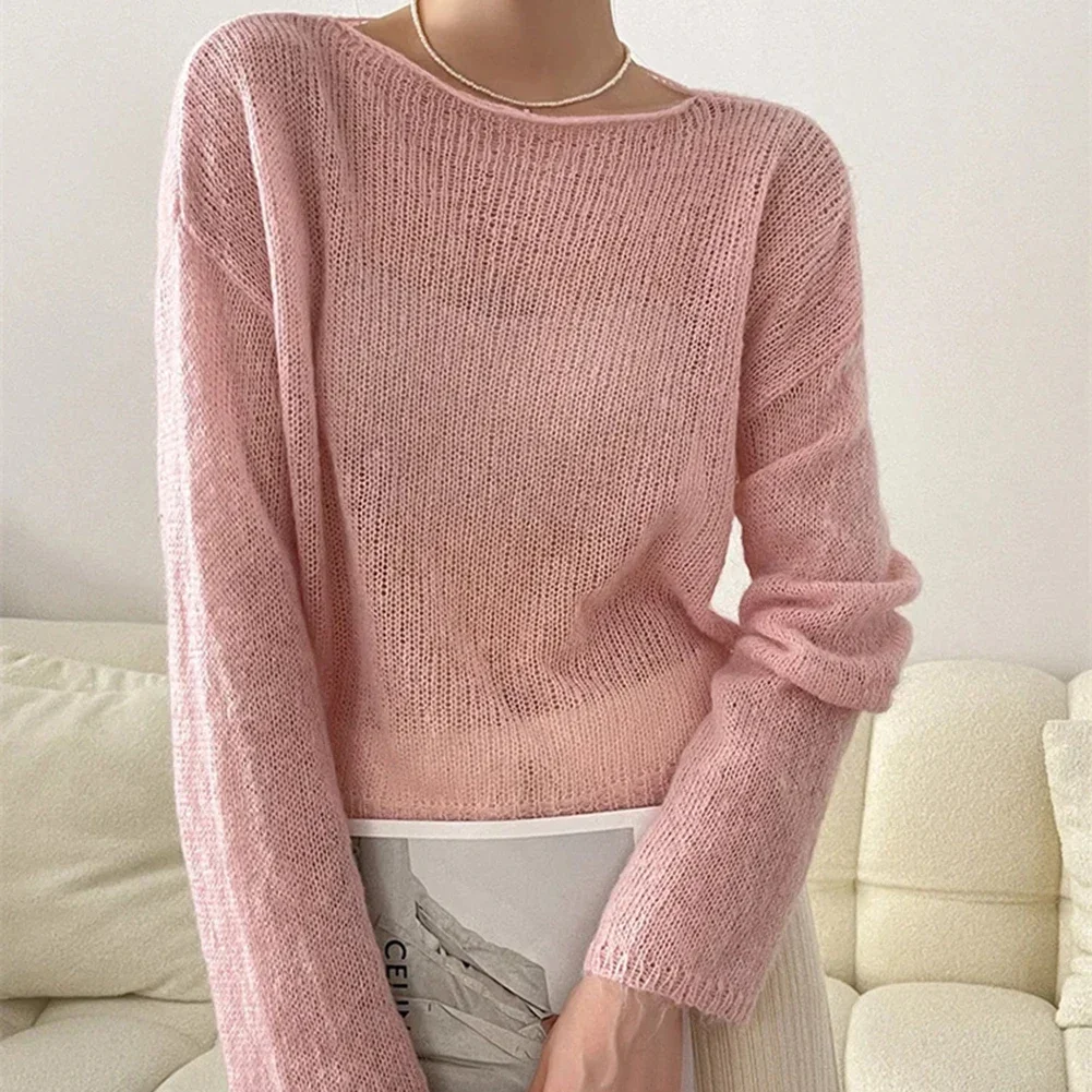 

Casual Knitwear Long Sleeve Pullover Holiday Fashion Fashion Long Sleeve Pullover Long Sleeve Slightly Stretchable