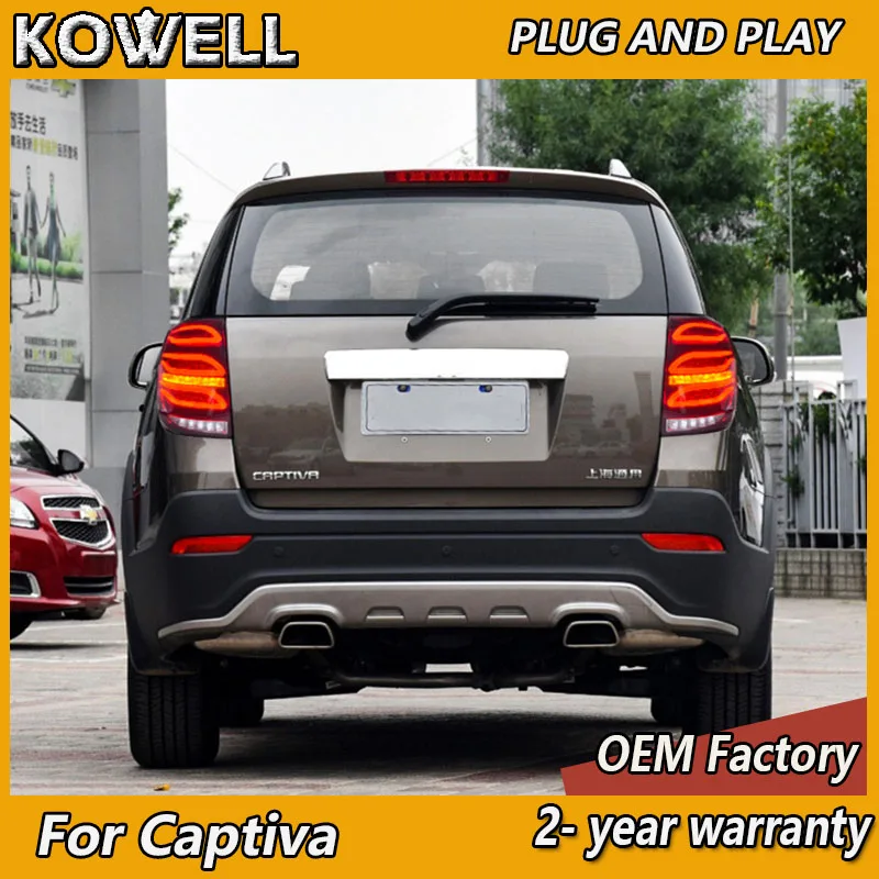 

Car Styling for Chevrolet Captiva Tail Lamp 2008-2017 Captiva Taillight Rear DRL Fog Brake Turn Signal Reversing