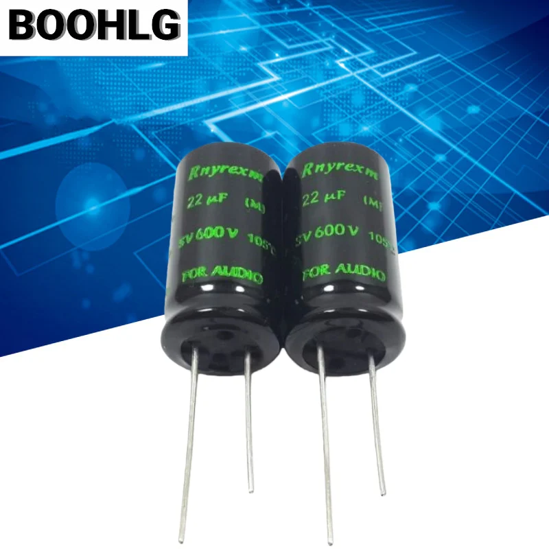 

2 шт., высоковольтный аудиоблок питания, фильтр, электролитический конденсатор 600 В, 22 мкФ, 22 мкФ, 600 В, 16X30