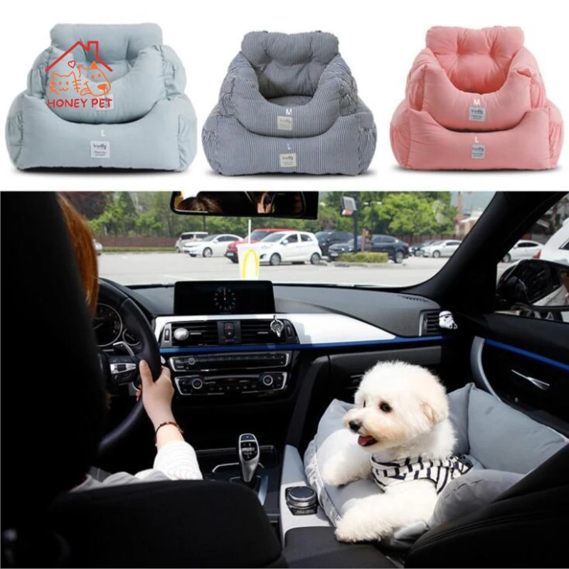 Honey PET Pet Dog Kennel Portable Non Removable Washable Detachable Driving Home Safety Seat 2025 Cama Para Perros