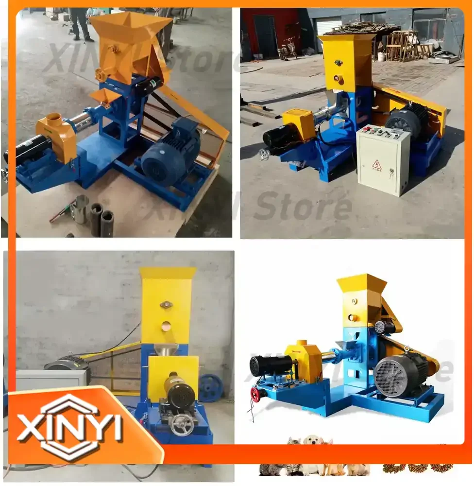 Pellet Machine for Floating Fish Feed Food Machine for Fish Food Pellets Extruder Aquaculture Feed Making Equipment Fish