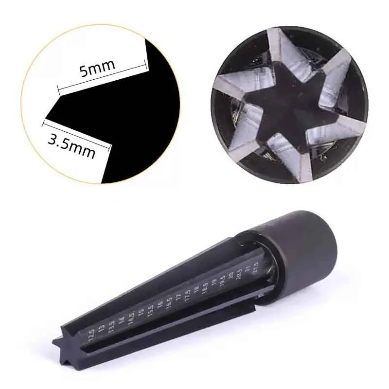 1Piece Black Wax Ring Sizer Mandrel Inner Wax Tube Cutter Enlarge Holes Of Carving Ring Molds Wax Pip Knife Jewelry Casting Tool