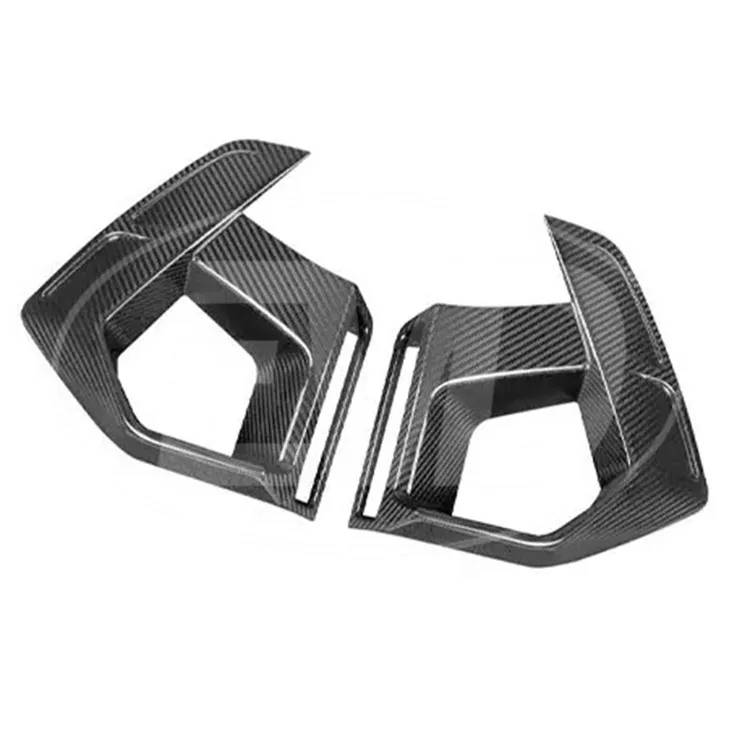 فتحة تهوية المصد الأمامي من ألياف الكربون الجافة لسيارة BMW F97 X3M 2022-2023 #3