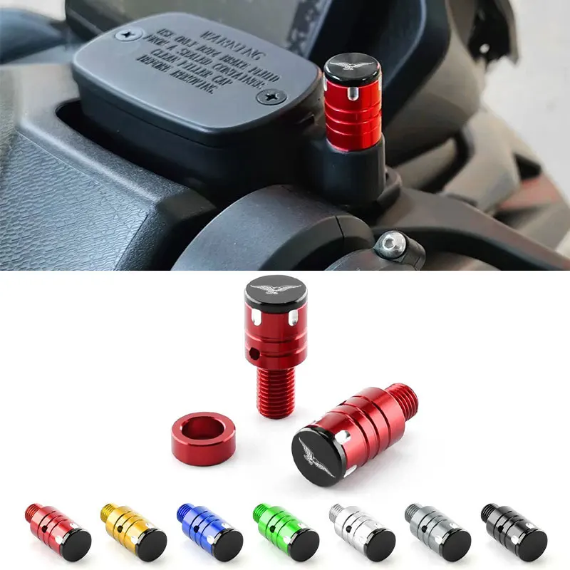 Tornillos decorativos para espejo retrovisor de motocicleta, para Moto Guzzi V100 Mandello V7 Stone V8S V85 V9 TT Bobber Breva 850 1100 1200