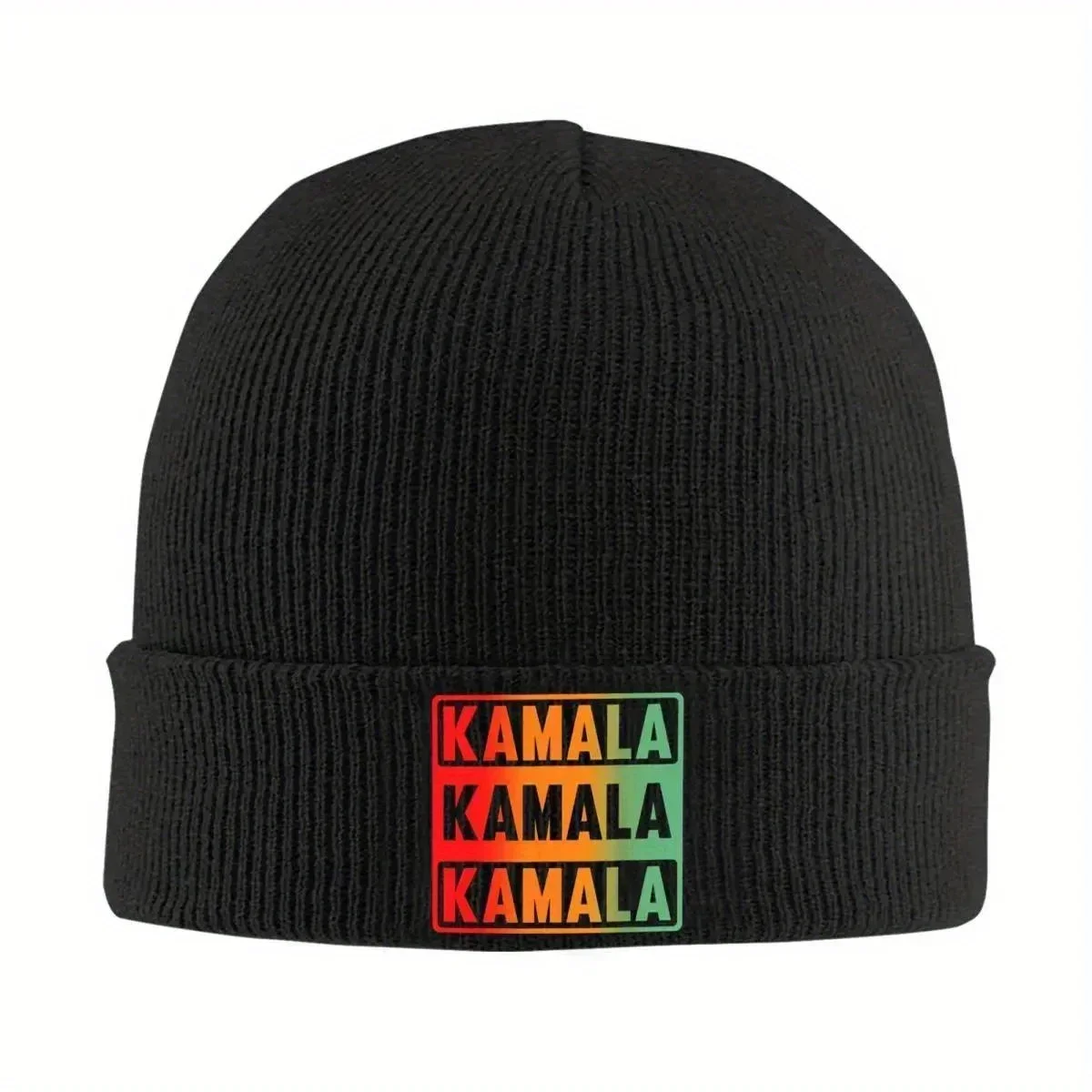 Kamala Harris Vintage Knit Hat Beanie Autumn Winter Hats Warm Unisex Fashion 2024 President Election Cap Men Women Birthday Gift