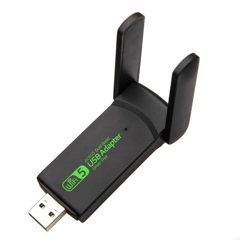 Y5LB Powerful WiFi Card Wireless USB WiFi Adapters Long Distances Mini WiFi Dongles 2.4GHz & 5.8GHz Double Band