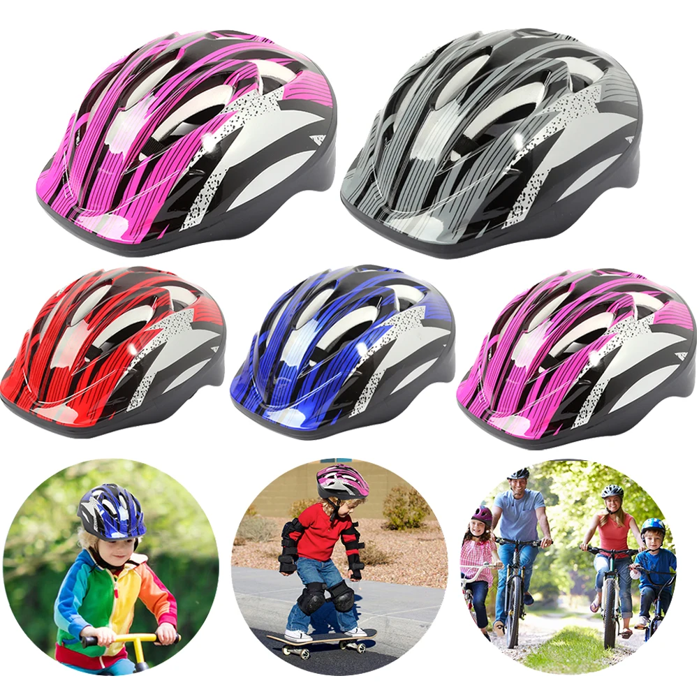 Children Kids Cycling Helmet  5-12 Year Walker Protective Safety Head Protection Bicicleta Skating Riding Bike EPS Caps