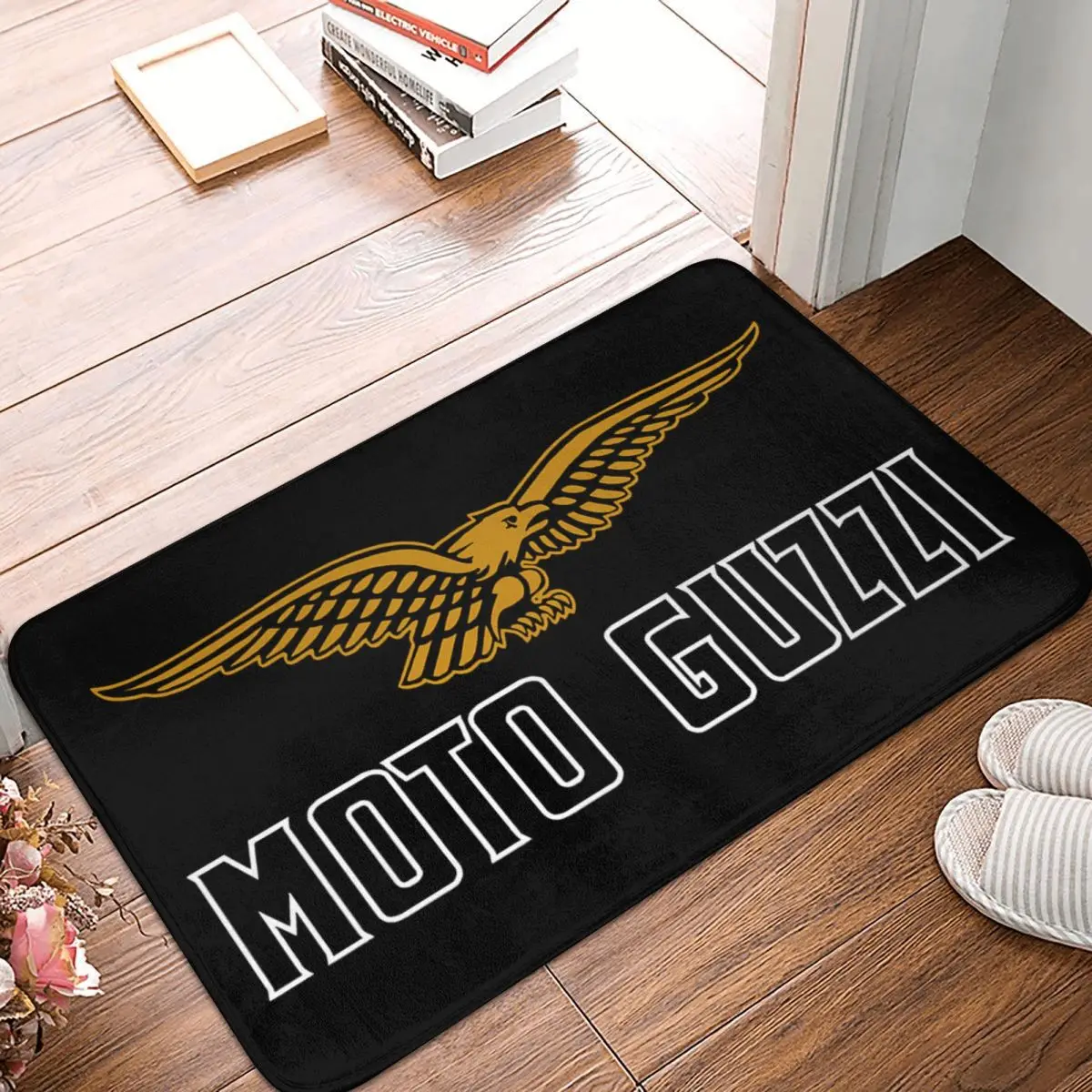 Moto Guzzi Wings Biker Motorcycle 40x60cm Carpet Polyester Floor Mats Popular Durable Festivle Gifts