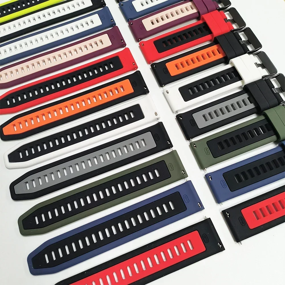 حزام ساعة سيليكون لـ Garmin Venu 4 3 2 SQ Sport Band Forerunner 570 265 165 245 255 Music/Vivoactive 6 5 سوار Correa
