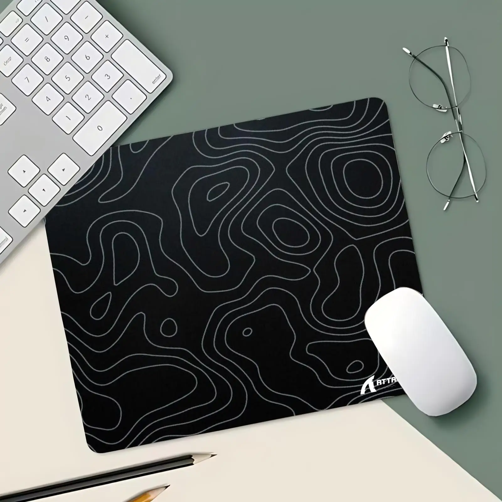 ATTACK SHARK CM02 Mouse Pad Compact Small Mouse Pad for PC Laptop Desktop,Game And Office
