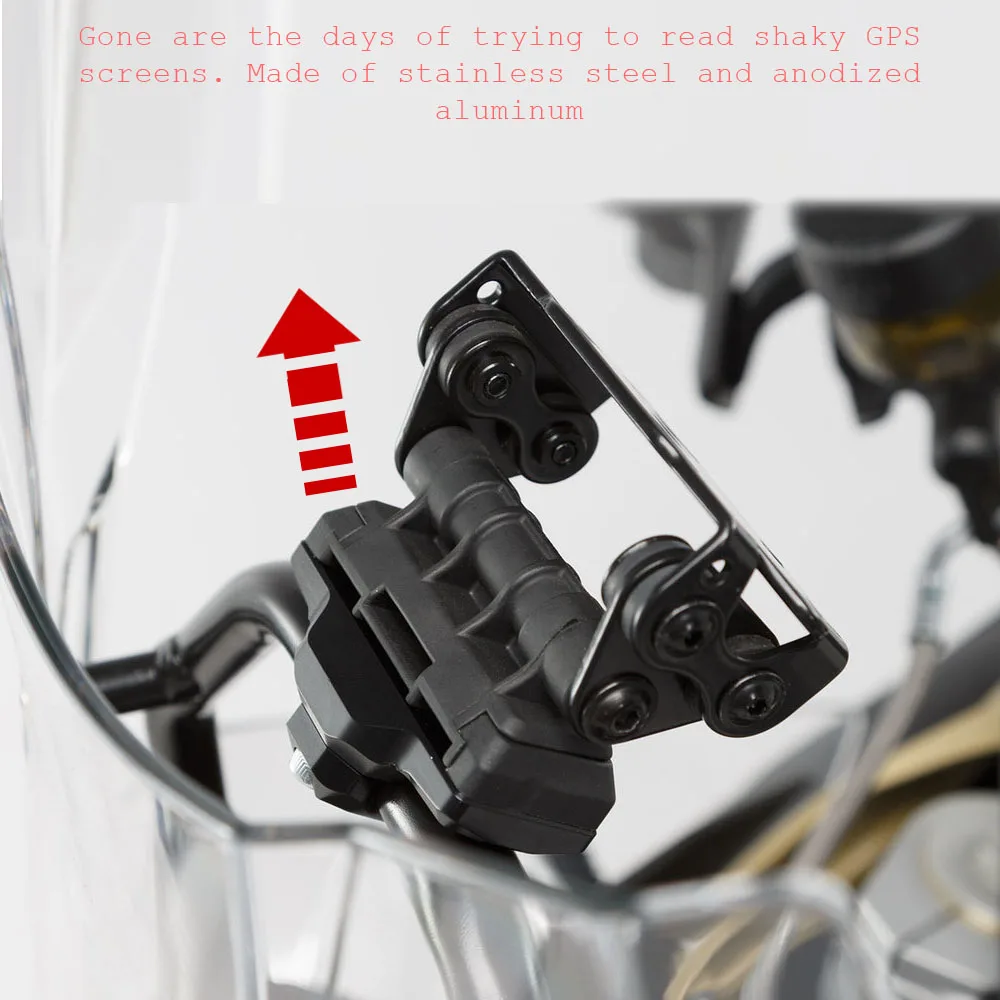 Motorcycle Accessories windshield Stand Holder Phone Mobile Phone GPS Navigation Plate Bracket For Mount Crossbar Ø 13/16 mm