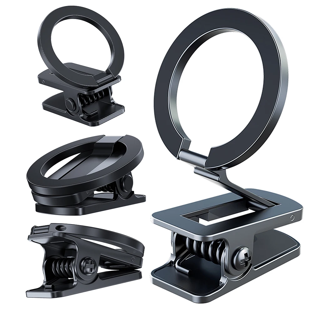 

Magnetic Plane Phone Mount Travel Accessories Foldable Clip Travel Must Haves Phone Stand for iPhone 15 14 13 12 Pro Max Series