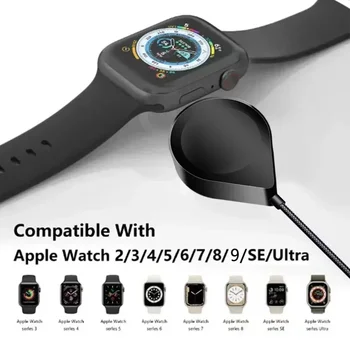 Cabo USB magnético C para Apple Watch, carregador de carregamento rápido, carregador para iPhone, iWatch Ultra SE 9 8 7 6 5 4 3 2 1, 3 em 2