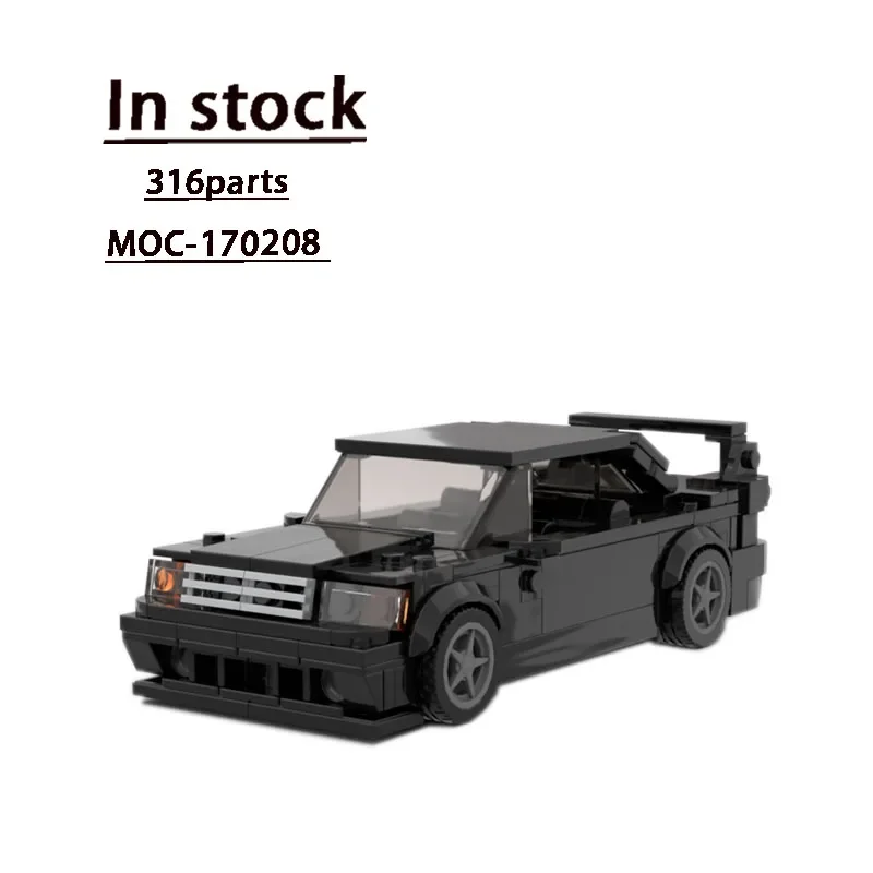 

MOC-170208 Movie Clip Black Supercar Building Block Model • 316 Parts Adult Child Custom Birthday Building Block Toy Gift