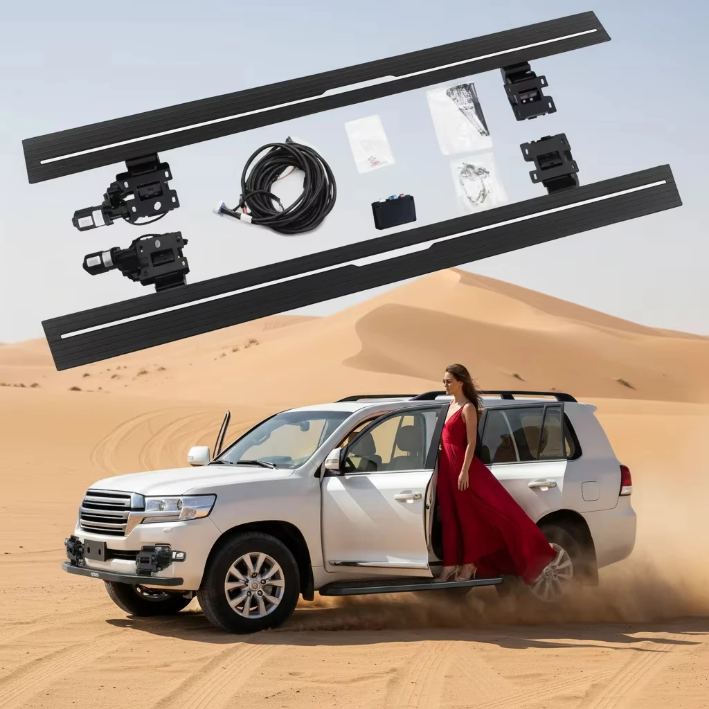 

Aluminum Alloy Bracket Automatic Electric Side Step for Land Cruiser 200 Running Board Boards Lc200