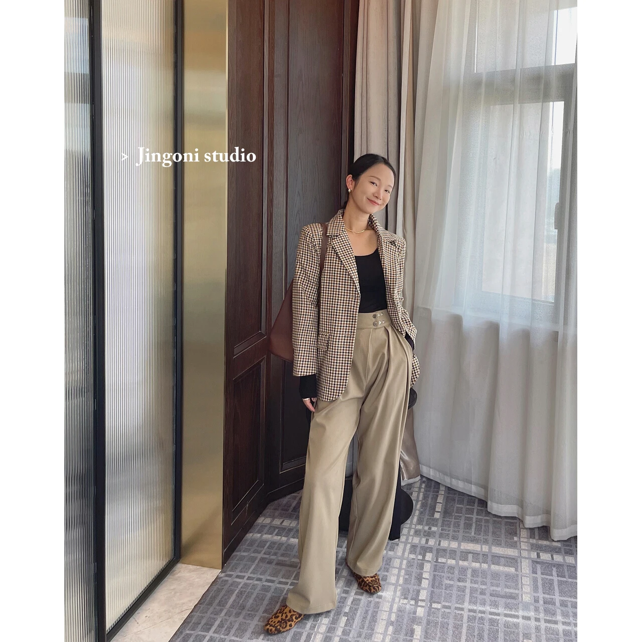 2023 Button Up Woman Clothes Straight Wide Leg Pants New Oem Trousers Casual Cargo Sweatpants Korean Fashion Vintage Streetwear