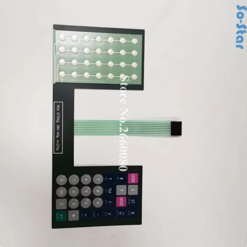 

30 шт./лот METTLER Toledo 3650 пленка для клавиатуры английская Versio Mettler Tiger 8442 P8442 3600 3680 весы со штрих-кодом P/N: 71207380