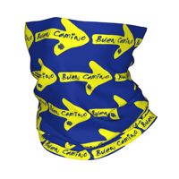 Custom Buen Camino de Santiago Shell  Bandana Neck Gaiter for Ski Camping Men Women Wrap Scarf Hot Balaclava Warmer