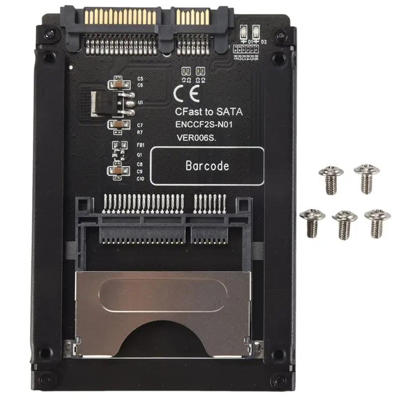 Leading-Cfast To Sata3.0 Hard Disk Adapter Card Sata 22Pin To Cfast Card Adapter 2.5 Inch Hard Disk Case Ssd Hdd Cfast Card Read