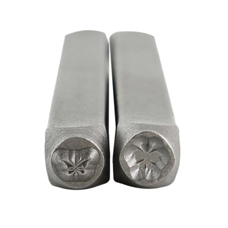 قطعتان من المجوهرات السندان السندان المعدات المحددة لنحت أنماط مميزة على النحاس الفضي والمواد الأخرى