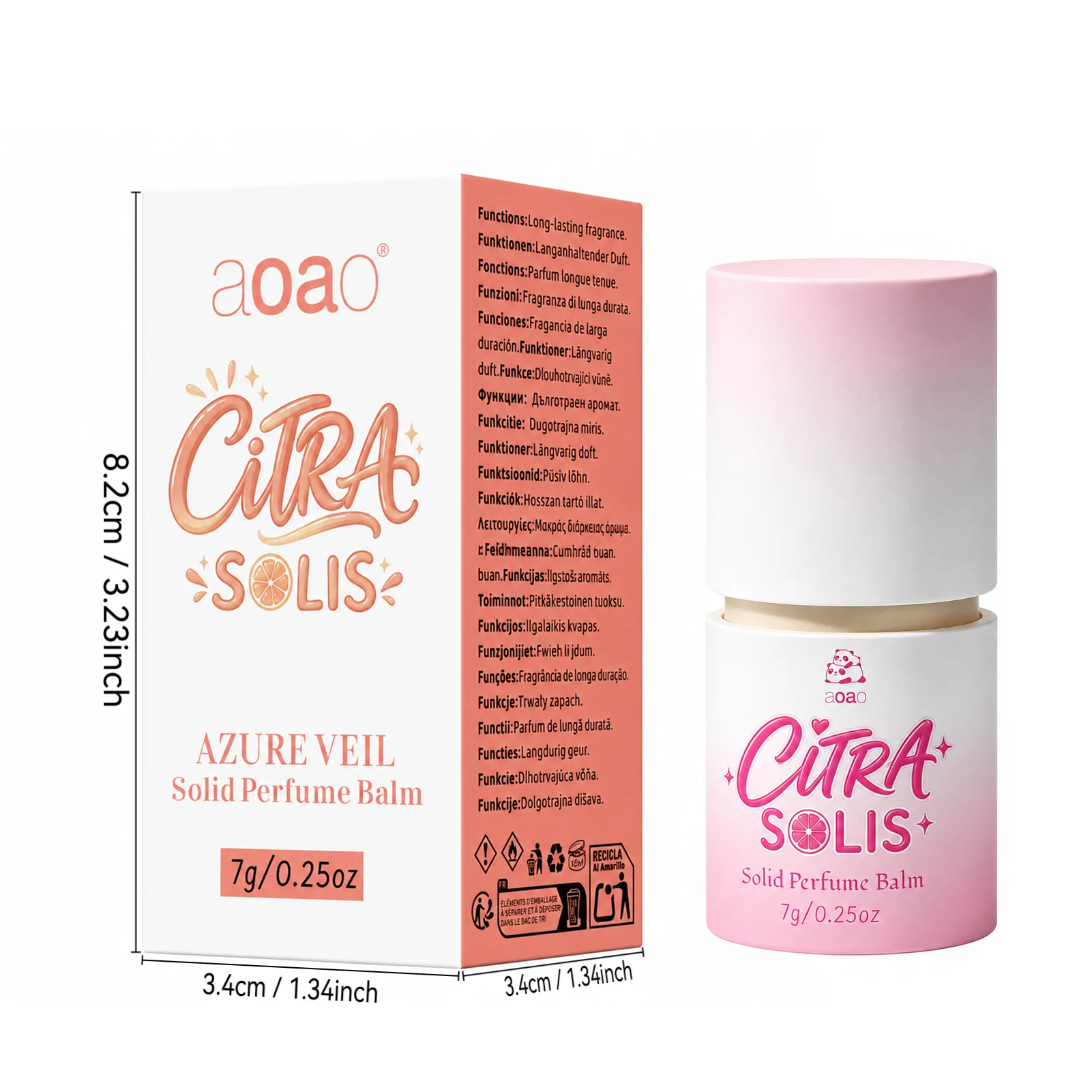 Portable Solid Perfume Balm fo - Perfume Light Fragrance recension och pris
