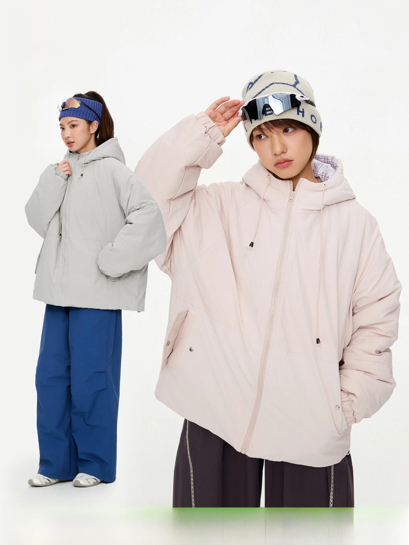 

Женская зимняя хлопковая куртка OWOX с капюшоном, в клетку, теплая, для пар, для повседневной носки, свободного кроя, с длинными рукавами, на молнии