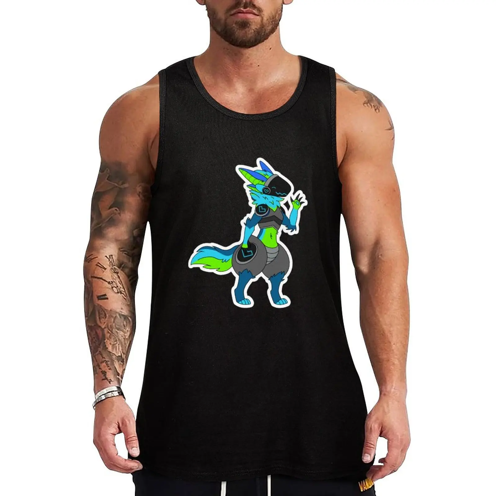 

ProtoViper Protogen Tank Top Solid Tone Tank Top Simple Casual Everyday Wear