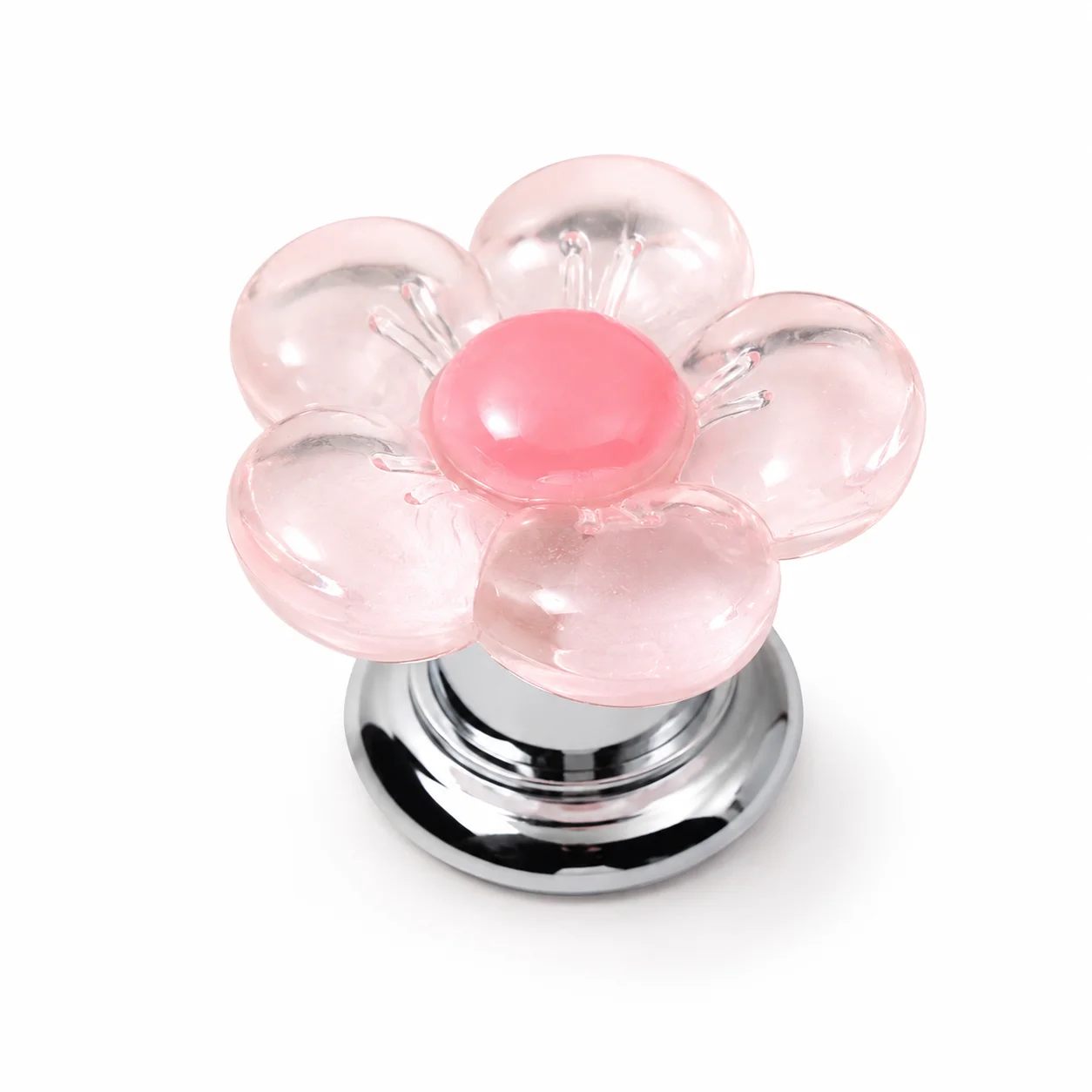 1pc Flower Toilet Flush Button Presser Resin Bathroom Push Cover Cute Toilet Handle Decor Easy Press Toilet Accessory