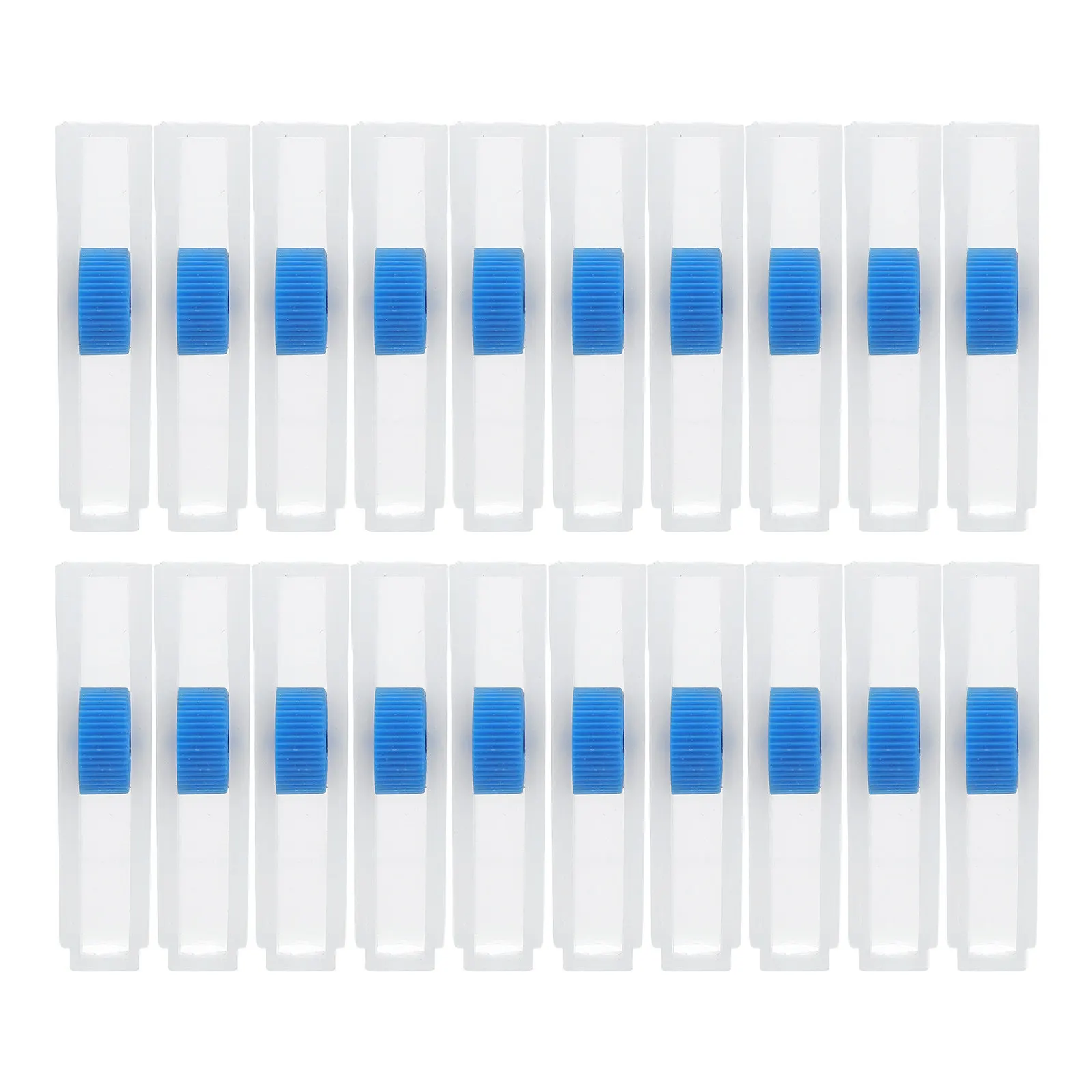 20Pcs Soft Hose Flow Control Valve Infusion Tube Regulator Roller Switch Laboratory Hospital Adjustable Device