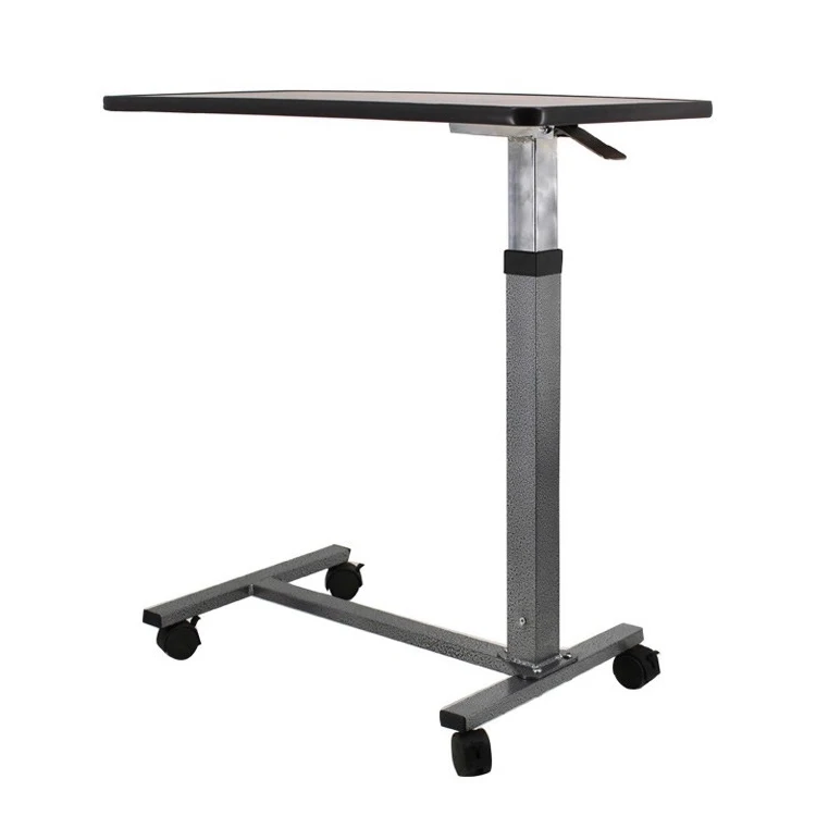 طاولة رضاعة مريحة فوق السرير للمستشفى مع عجلات للاستخدام بجانب السرير وأثاث عالي الجودة #3