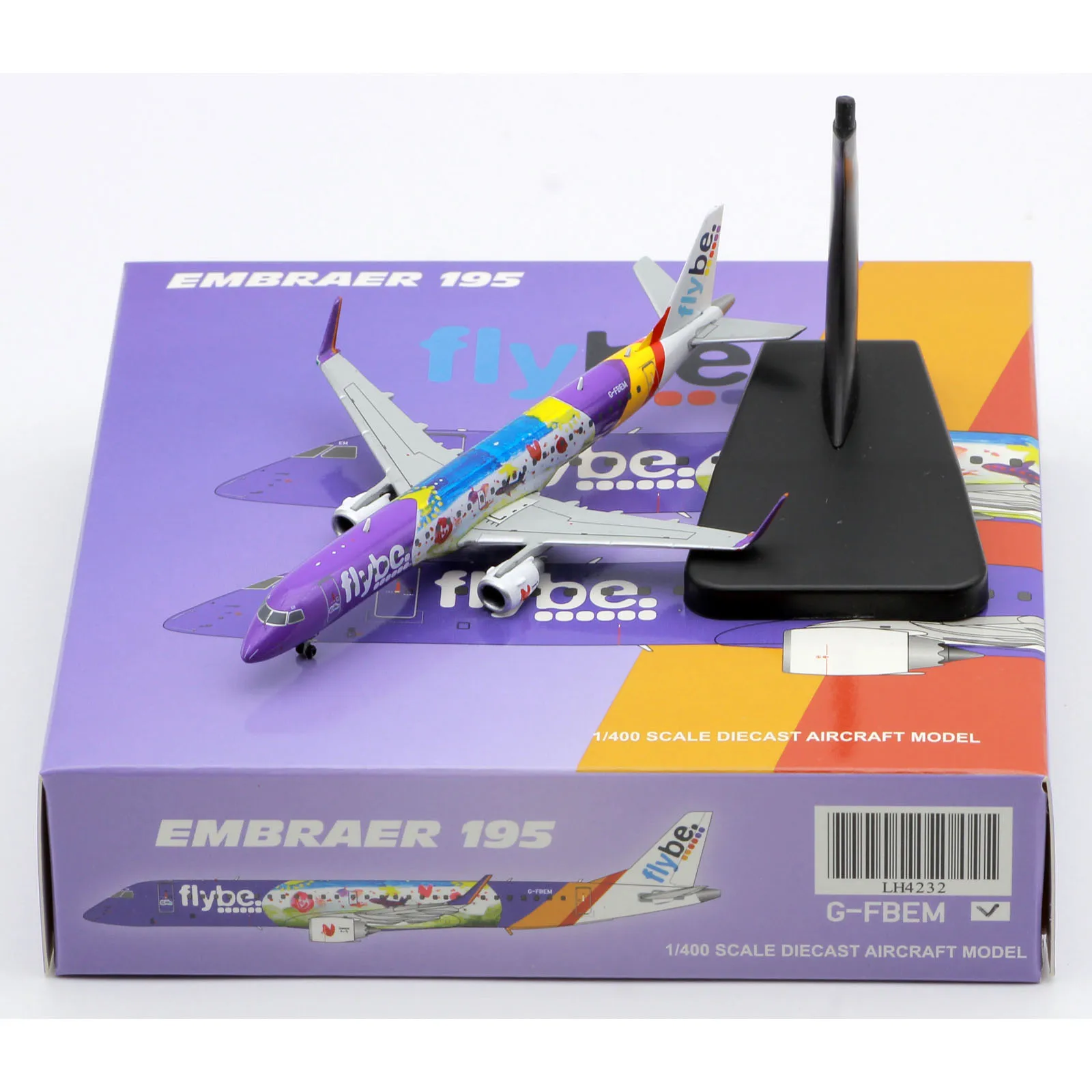 LH4232 Alloy Collectible Plane Gift JC Wings 1:400 Flybe Airlines 