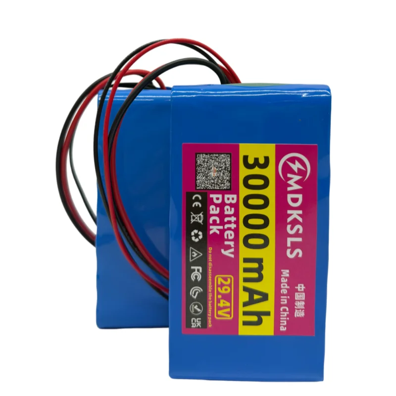 18650 Lithium Battery Pack 24V 7S2P 8000mAh With Built-in BMS System, Suitable for Electric Commuting Tools and Scooters.