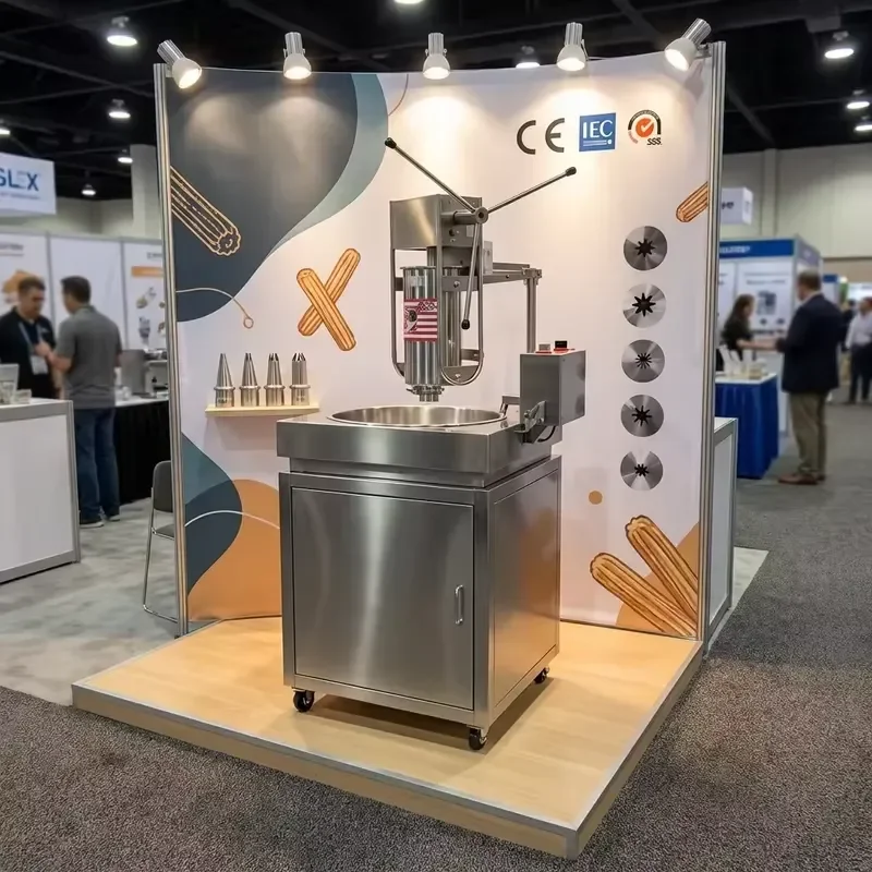 30L Electric Churro Machine Professional Spanish Style Churros Maker Filler Device Commercial Kitchen Equipment Model 30L