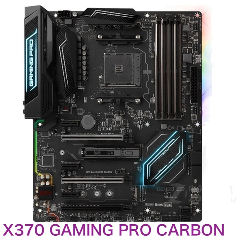 For MSI X370 GAMING PRO CARBON Motherboard Socet AM4 64GB DDR4 ATX Mainboard 100% Tested OK Fully Work Free Shipping