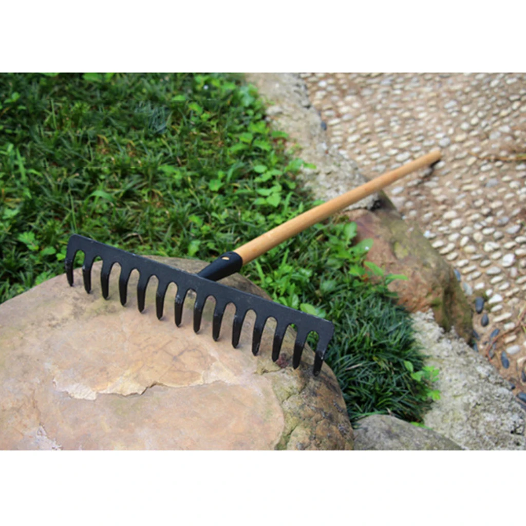 

Rake head 40 cm wide 14 high-performance steel replacement lawn