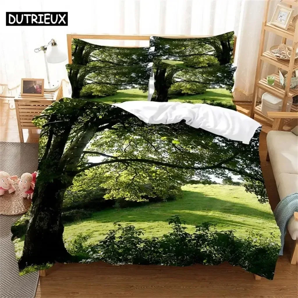 New 3D Print Forest Bedding Set Single Twin Double Queen King Cal King Size Bed Linen Set
