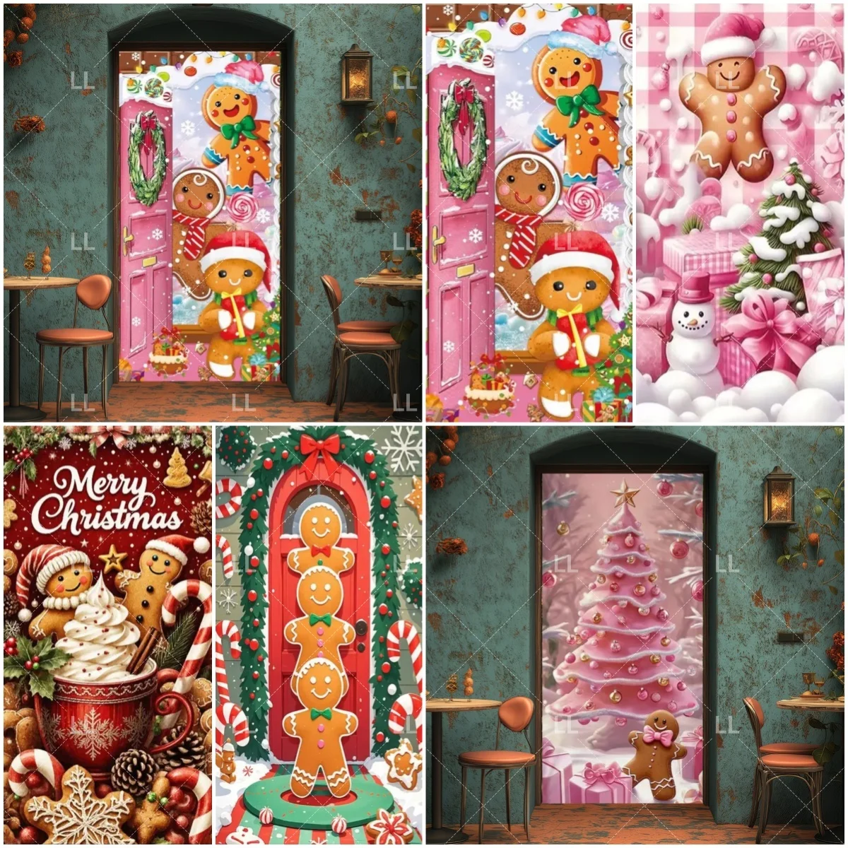 Party Event Supply Store - Copertura per Porta a Forma di
