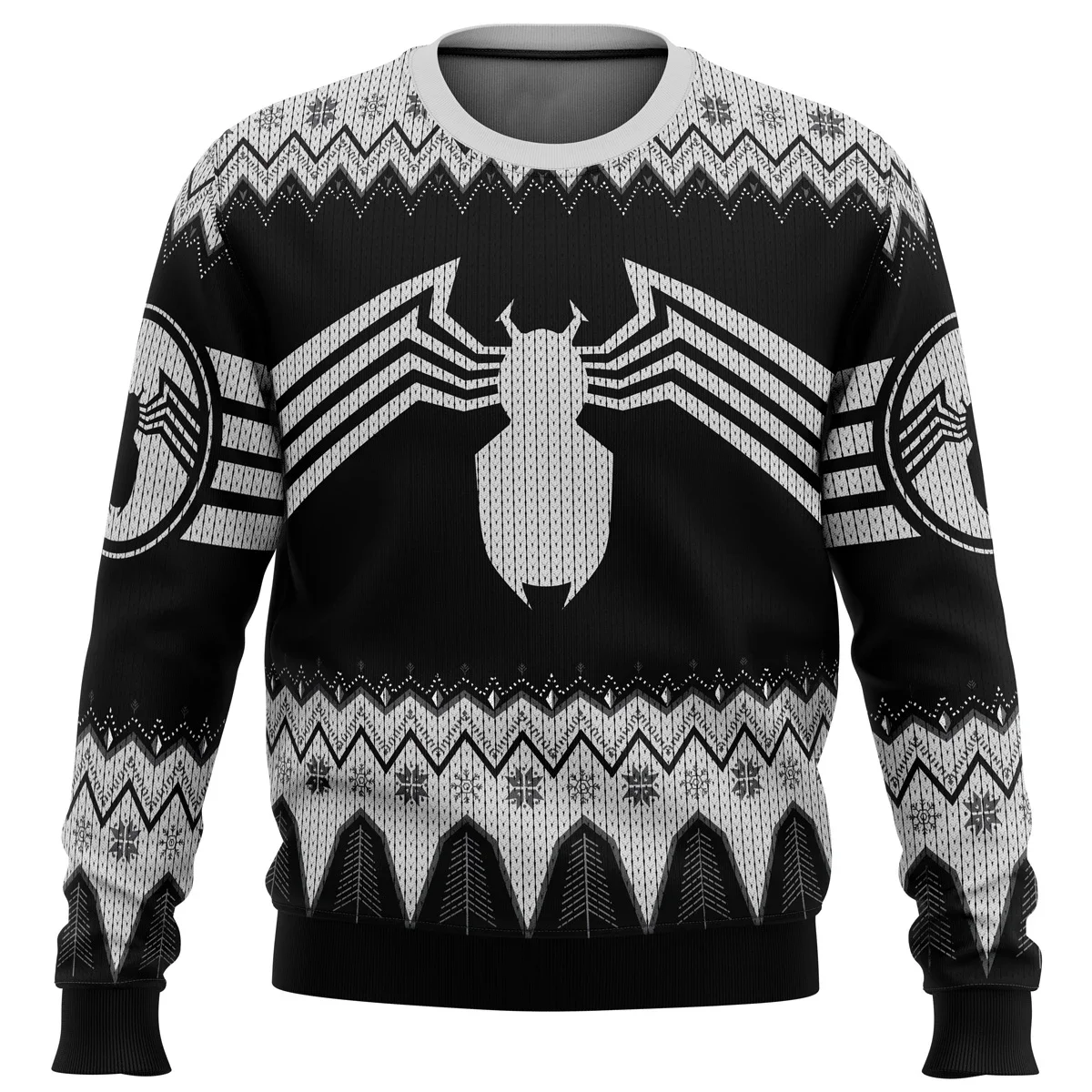 Marvel Men's Round Neck Christmas Sweater Deadpool Venom Sweater 3D Printed Santa Funny Clothing New Fashion Couple Hoodies MINI