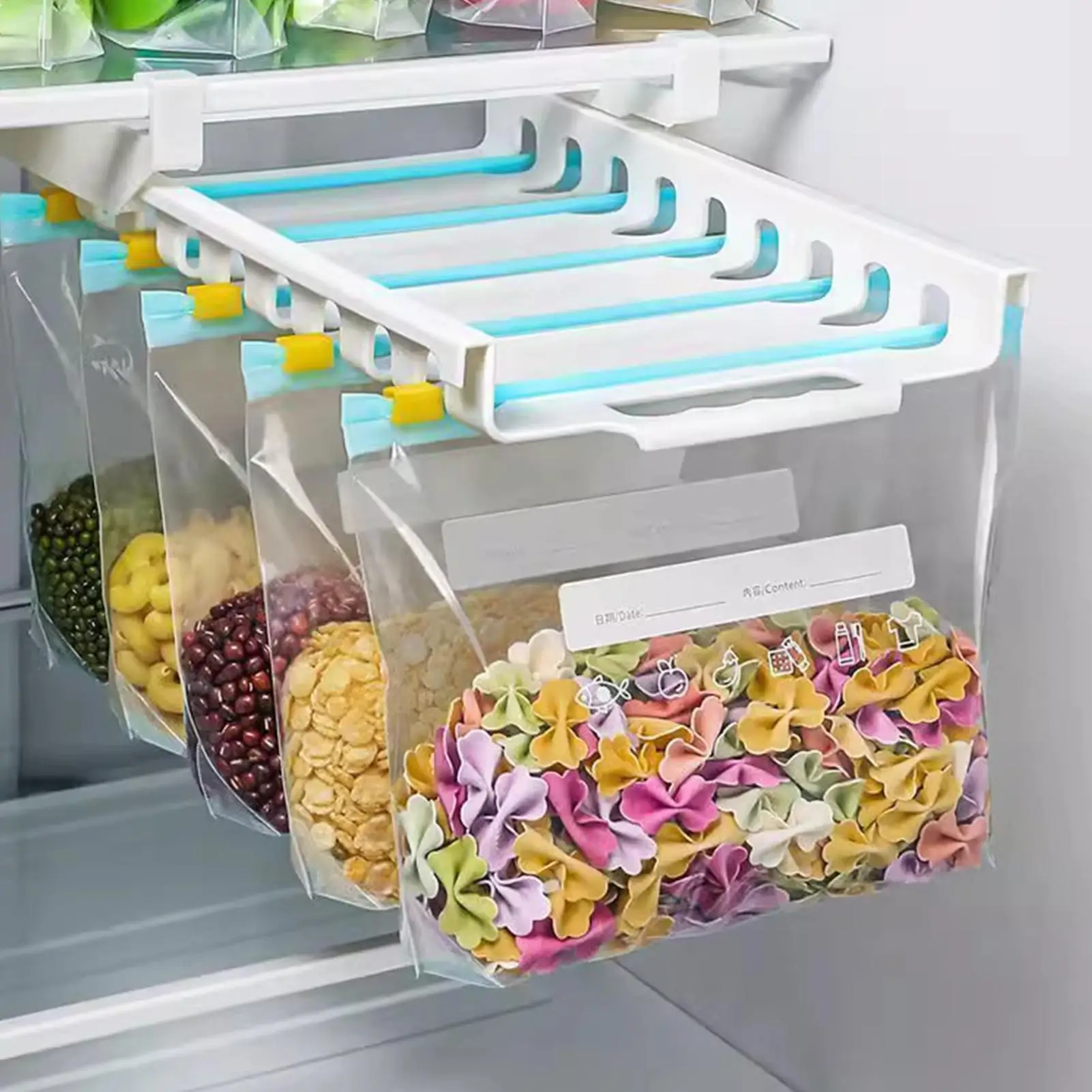 Food Storage Bags 15Pcs Food Grade Storage Containers Leakproof Containers Reusable Zipper  Fresh Bag Food Storage Sealed Bag